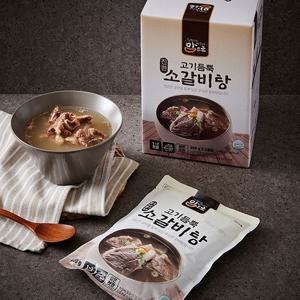 [소비기한26/2/13]맘으로 고기듬뿍 소갈비탕 (600G*4입)