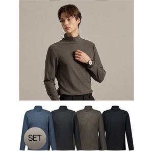 [하프클럽]남성 DEUX TEX 모크넥양면기모셔츠 4종세트 APWSTS24W20M