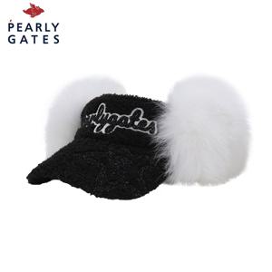 여성 퍼 이어워머 부클 썬바이저_521C4CP672_BK