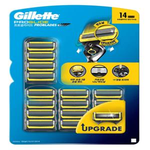 질레트 프로쉴드 면도날 14개입