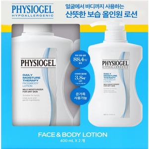 피지오겔 페이스 앤 바디로션 400ml 2개 DMT