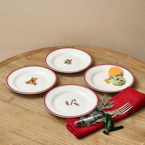 모던하우스 홀리베어 접시 4P세트 D16.5