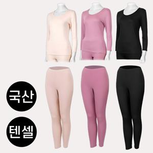 [국산] 여성 텐셀 내의 상의 / 하의 단품 개별구매 얇고 부드러운 여자 내복_주영상회
