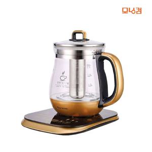 모닝컴 건강 티포트 DWM-3385CY 전기포트 주전자 커피포트 보온포트