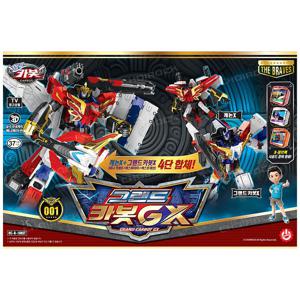 헬로카봇 용사 그랜드 카봇 GX 4단 합체 변신 로봇