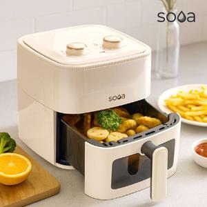 [APP전용][Sooa] 수아 5L 대용량 에어프라이어 SN-M120F