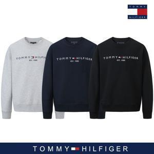 [남녀공용] 타미힐피거 자수로고 스웻셔츠