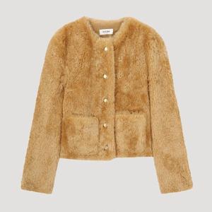 아웃 포켓 무스탕 자켓 AWUJKO41020