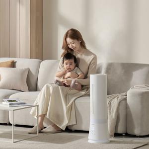 [S급 리퍼]가열 살균 열풍 건조 세척 9L 대용량 타워 가습기 아쿠아마린 AMH-9002 리퍼비시 상품