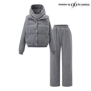 쓰리피스 융털 자켓 베스트 점퍼 팬츠 셋업 (NP4OW011L0)