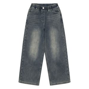 소이주니어 남자 여자 와이드 본딩 빈티지진 남여아 융기모 겨울 청바지 데님 25W1260