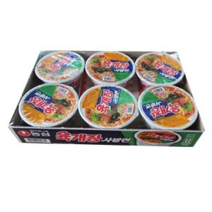 농심 육개장 사발면 86gX6입