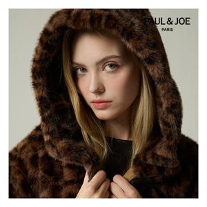 [폴앤조] (정상가 89,000원) 25FW Faux 밍크 후드 자켓