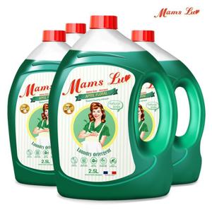 맘스럽 액체세제 2.5LX4개 고농축 대용량 프리미엄 무독성인증 실내건조 세제 일반드럼 겸용