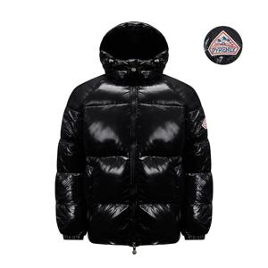 25FW 피레넥스 스텐 다운 남자 여자 패딩 점퍼 블랙 HUY022P-0009