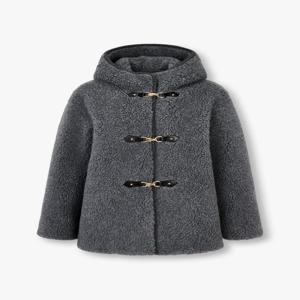 울 블렌드 플리스 롱 코트7214475202