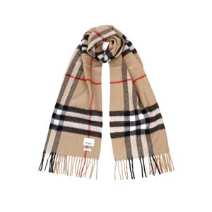 버버리 클래식 체크 캐시미어 스카프 공용 목도리 아카이브 베이지 8018173