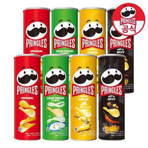 켈로그 감자칩 프링글스 110g x 8개 (오리지날2/양파2/치즈2/매운2) 외 BEST 구성전