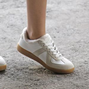 [비밀특가]BEST스프리스 여성 윈터로우 퍼스니커즈/방한화/털운동화_4종택1