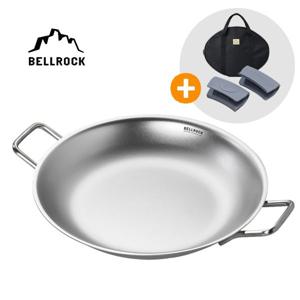 벨락 그리들 무연마제 통3중 실키 스텐 그리들 36 전골 구이팬 인덕션 손잡이 포함