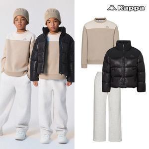 [3종세트] 패딩+기모상의+기모하의 키즈 겨울등원/등교룩