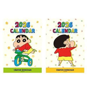 짱구는못말려 2026 벽걸이 캘린더