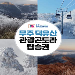[전북] 무주 덕유산 곤도라 주중탑승권 (~2/28)