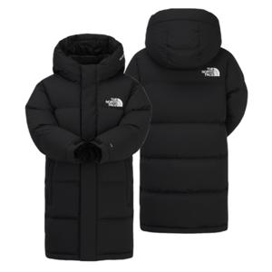 [매장판] 노스페이스 키즈 패딩 롱 자켓 익스플로링 코트 하이브리드 다운 블랙 NC1DR52S