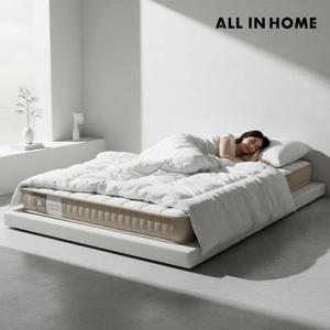 올인홈 롤팩 매트리스 딥슬립 수면 고밀도 폼 에어메쉬 꿀잠 토퍼 매트리스 (슈퍼싱글/퀸)