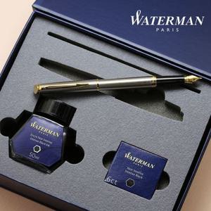 [무료각인+선물포장]뉴헤미스피어 스텐 만년필 세트(병잉크+잉크카트리지)