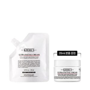 [12] 키엘 수분크림 리필 파우치 150ml 세트 (+28ml 본품증정)