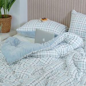 오늘좋은 도톰한 밍크 양면 극세사 이불S (스노우타탄) (150*200CM)