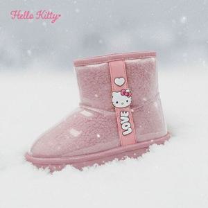 헬로키티 클리어 방한부츠