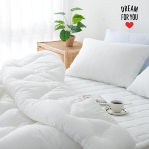 1+1 드림포유 친환경 60수 차렵이불 호텔이불 통기성 좋은 순면 간절기 침구세트 논슬립 패드 베개커버