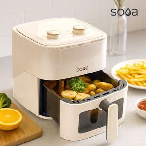 [APP전용][Sooa] 수아 5L 대용량 에어프라이어 SN-M120F