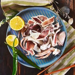 오성푸드 온미랑 손질오징어 생물 손질 숙회 활오징어 생오징어