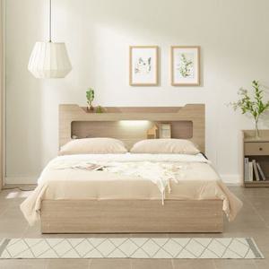 하포스 E0 3단 멀티 서랍 침대 프레임 S (LED헤드, 매트선택)