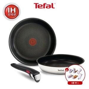 [테팔] [고양이수저받침대 1개증정]  인덕션 매직핸즈 티타늄2X 뉴 이모션 트라이미 3종 세트