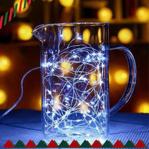 유리병 미니트리장식 LED 와이어전구 USB 루프탑 옥상 정원등