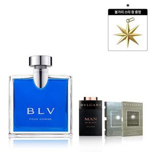 [단독/기획세트] 블루 뿌르 옴므 오 드 뚜왈렛 100ML (+1.5ML & 5ML & 불가리 참)