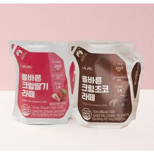 비락 올바른 딸기/초코라떼 우유 골라담기