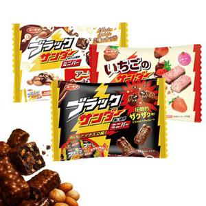 [1+1] 블랙썬더 미니 초콜릿바 3종 (오리지널/아몬드 헤이즐넛/딸기) + 오리지널 10개입 추가증정