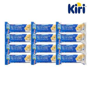끼리 크림치즈 리얼스틱 치즈 케이크 30g 3종 12개 택1(플레인/블루베리/쿠키앤크림)