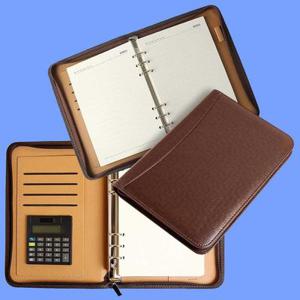 지퍼형 계산기 6공 다이어리 노트 A5 (80매) 업무용다이어리노트 지퍼형다이어리수첩