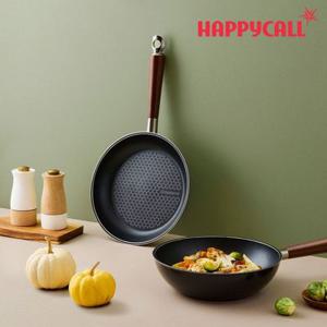 [본사직영] HC해피콜 그래핀 IH 프라이팬 2종 세트 (24, 궁중24)