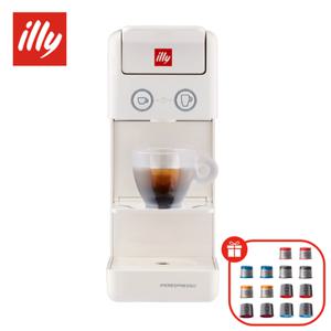 [APP전용][국내발송] 본사정품 캡슐커피머신 Y3.3 화이트 (웰컴캡슐 14개입 사은품 증정)