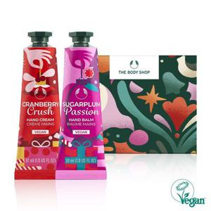 더바디샵 크랜베리 크러쉬&슈가플럼 패션 핸드 크림 듀오 세트 (888220)