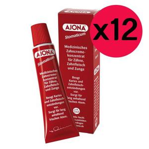 독일 Ajona 아조나 스토마티쿰 빨간 구강 치약 25ml x 12개