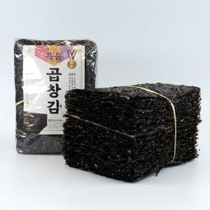 바다에서 채취한 오돌오돌 완도 햇 곱창돌김 100장(25년 11월 생산)