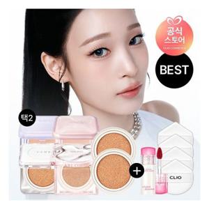 [클리오] [BEST/킬커버쿠션SET] 킬 커버 쿠션 기획 2세트(택2)(본품2개+리필2개 구성) [증정]크리스탈글램틴트 미니(